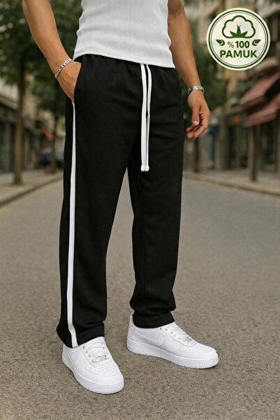 TORYUM TEKSTİL Pánská tepláková souprava YANI, proužkovaná, 3vláknová bavlna,...