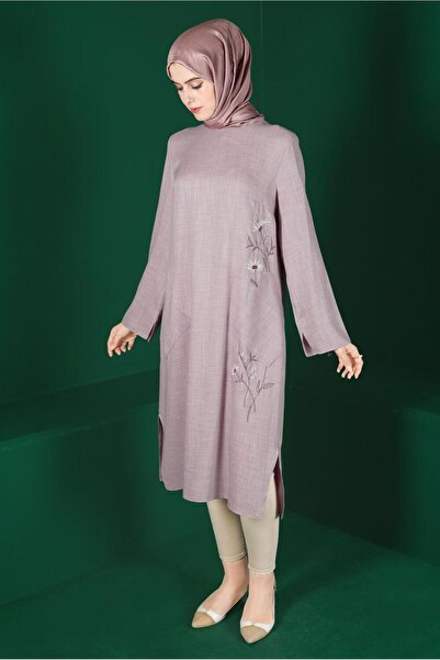 Alvina TUNICĂ CU BUCĂTĂ CU BRODAT FLORAL 42834