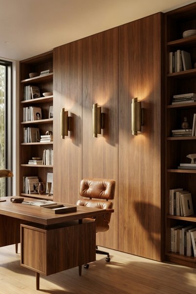 Favori Aydınlatma Modern Antique Brass Cylinder Wall Sconce
