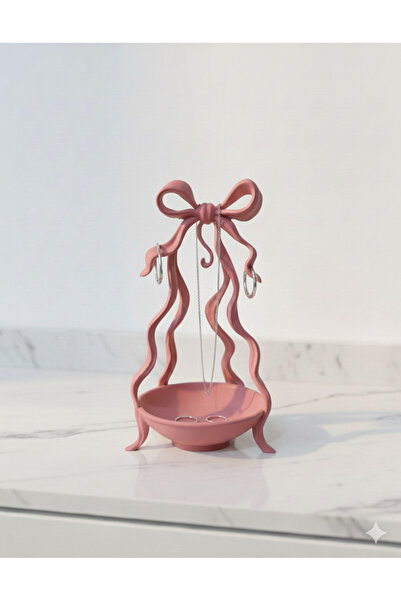 hediyesepetinde 🎀 Kurdele Tasarımlı Takı Standı | Zarif Dekor & Takı Düzenleyici