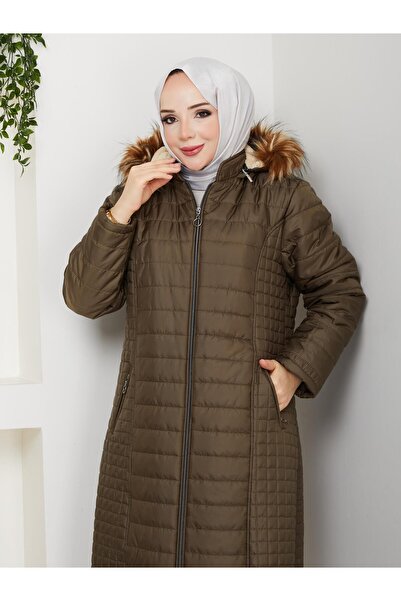 ESLEMNUR Wool Insulated Quilted Coat
