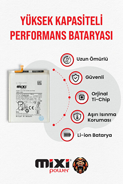 mixipower Samsung A71 Uyumlu Tam Kapasite Batarya 1 Yıl Garantili
