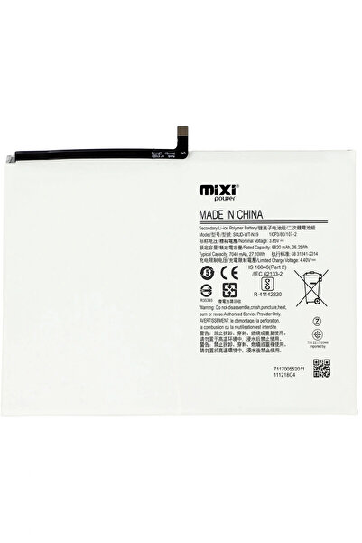 mixipower Samsung Galaxy T500 / Galaxy T505 / Galaxy T507 Uyumlu Tam Kapasite...