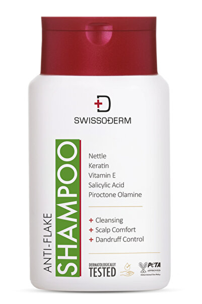 Swissoderm Kepek ve Pullanma Karşıtı Şampuan Tüm Saç Tipleri İçin Nemlendirici ve Onarıcı Bakım 300ml