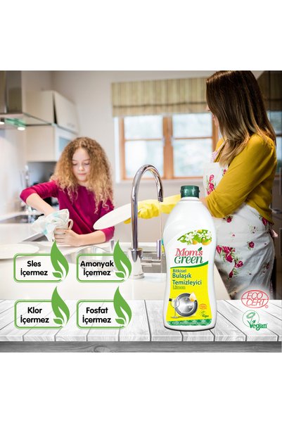 Mom's Green Bulaşık Deterjanı Limonlu 750 ml