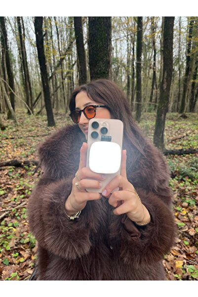 EMİRETSY SnapFlash MagSafe Uyumlu Aynalı 3 Mod özellikli Selfie Işığı ve Tele...