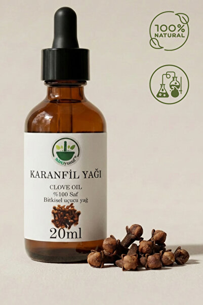 ixirciyusuf زيت القرنفل العطري (زيت القرنفل الأساسي - سايزيغيوم أروماتيكوم) طبيعي نقي 100% 20 مل