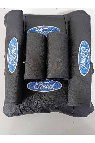 Autosar Ford oto boyun yastıgı + emniyet kemer pedi+kapı tutma kolu koruyucu