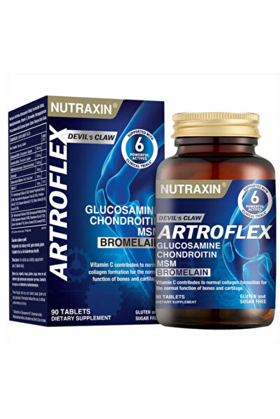 Nutraxin Artroflex 90 Tablet Glukozamin, Kondroitin Sülfat ve MSM İçeren Takviye Edici Gıda