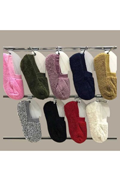 Genel Markalar Pratik Kullanılabilir Yumoş, Peluş Kadın Patik, Çetik (4 Lü Ek...