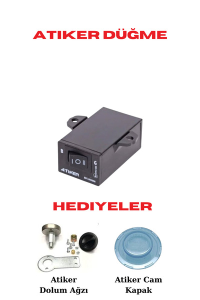 ATİKER Karbüratörlü Anahtar Düğme