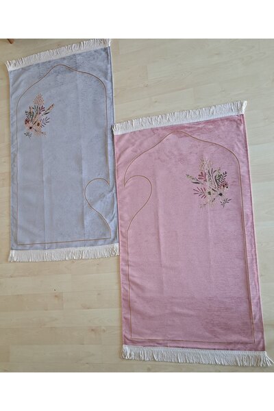 tulteks Kalpli Seccade Eşli Çift Pamuk Astarli Seccade