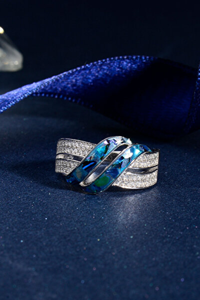innuendo jewelery 925 AYAR GÜMÜŞ OPAL TAŞLI YÜZÜK