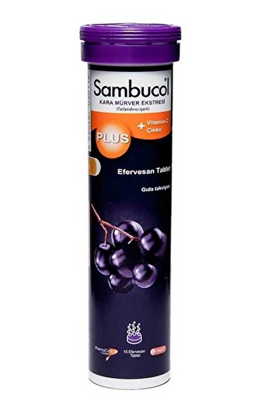 Sambucol Plus Black Elderberry Efervesan 15 Tablet