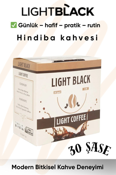 Light Black Lightblack - Detox Coffe - Rahatlatıcı - Iştah Kesici Kahve