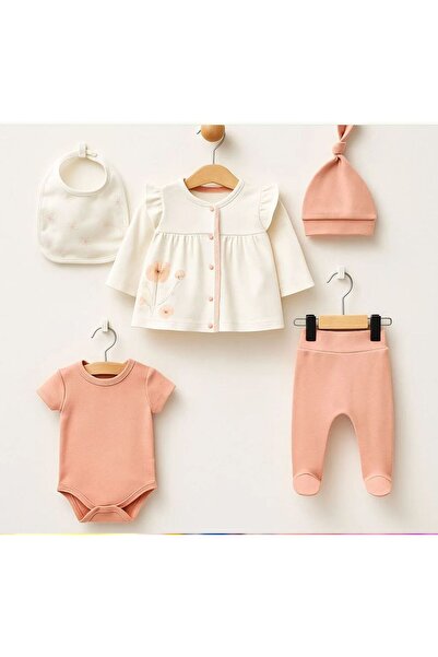 Ozz Baby طقم زيبين للأطفال حديثي الولادة من 0-3 أشهر، مكون من 5 قطع، بسيط وأن...