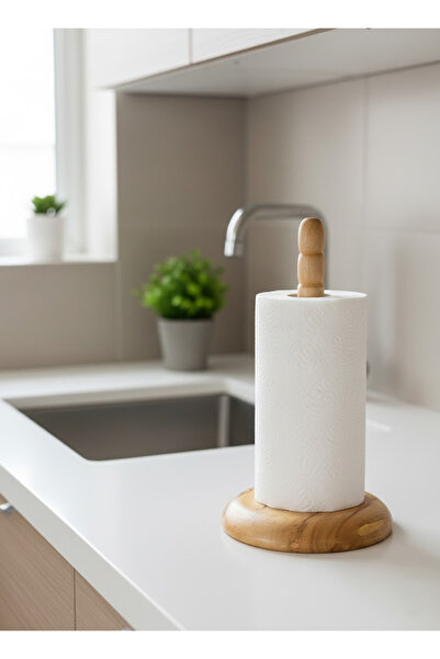 Generic حامل مناديل المطبخ بني 30 سم