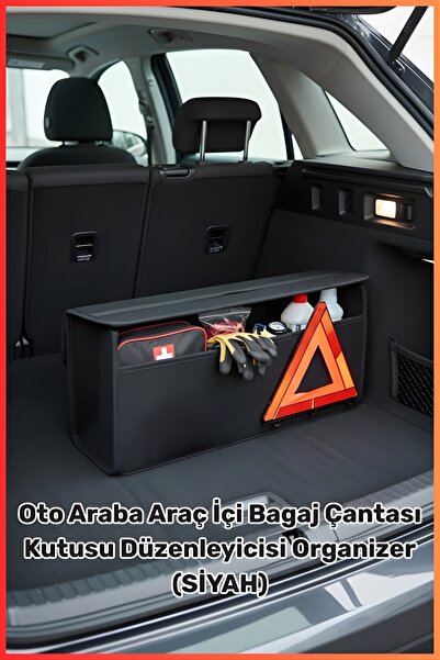 Ankaflex Oto Bagaj Düzenleyici Keçe Çanta Organizer - Araç Bagaj Çantası Eşya...