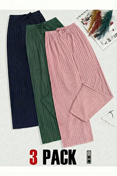 BY ARDELION 3-Piece Women's Lycra Comfortable Pants & Sweatpants, Casual Comf...