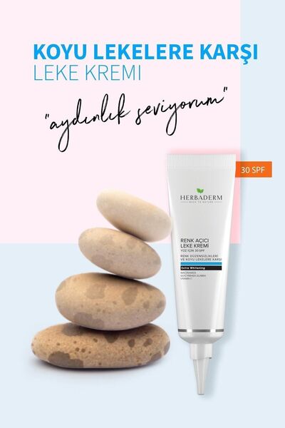 Herbaderm Cilt Beyazlatıcı Renk Açıcı Yüz Için Leke Kremi 55 ml