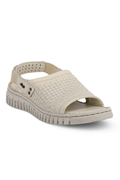 Forelli ALICE-G Kadın Deri Sandalet Ekru