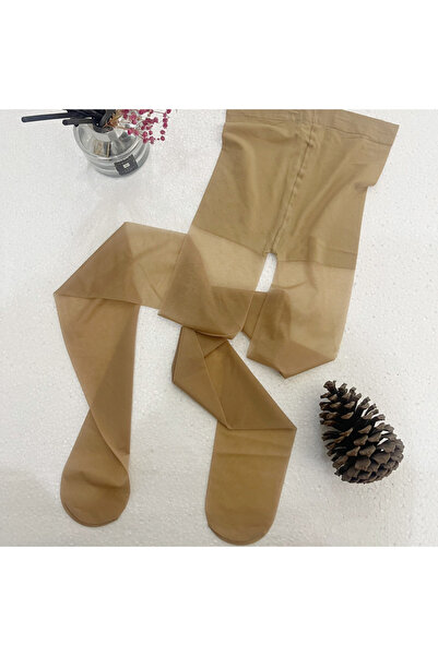 Eces Design Şeffaf İnce Külotlu Çorap Yırtılmaz Kaçma yapmaz – TEN RENGİ W1003