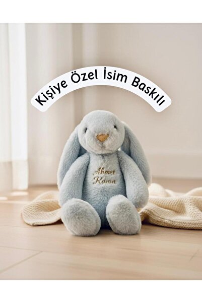 celinegiftbox İsme Özel Uyku Arkadaşı Peluş Tavşan Kişiselleştirilebilir Well...