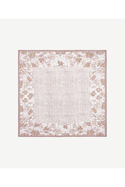 Yargıcı Floral Patterned Silk Scarf