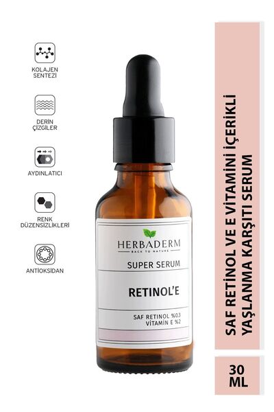 Herbaderm SUPERSERUM SAF RETINOL %0,3 VITAMIN-E %2