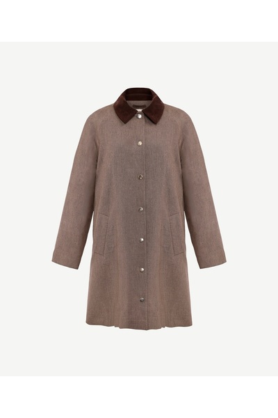 Yargıcı Regular Gömlek Yaka Uzun Kol Palto