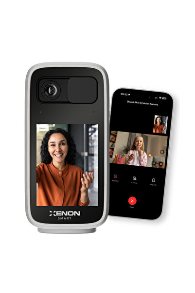 Xenon Smart Akıllı Monitörlü İç Mekan Kamera 2K Çift Yön Ses WiFi Mobil Kontrol Ağlama Algılama Baby Cam X7208