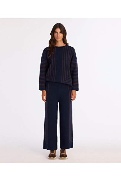 Yargıcı Striped Rakat Mold Knitwear Pants