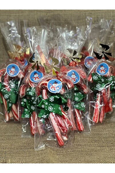 MEWA ŞEKERLEME VE YÖRESEL ÜRÜNLER Yılbaşı Baston Şeker(20 Adet)