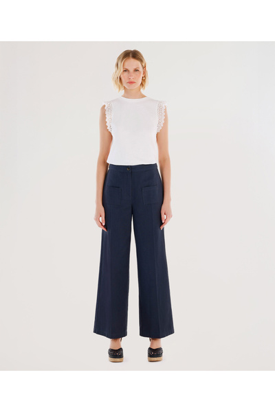 Yargıcı بنطال فضفاض بجيوب أمامية