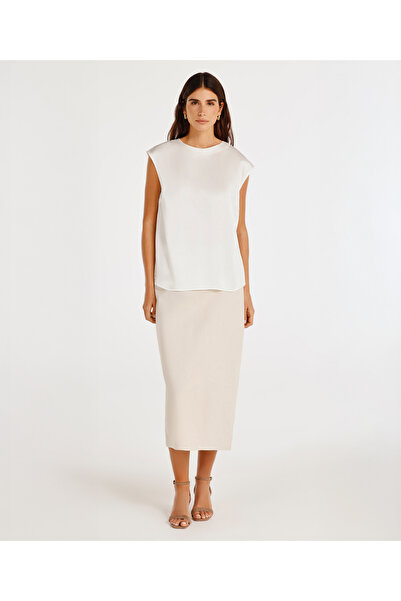 Yargıcı Boat Neck Sleeveless Blouse