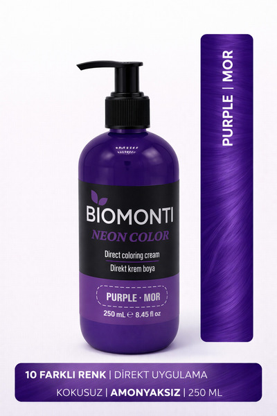 BİOMONTİ Neon Series Direkt Krem Boya BİBER KIZILI