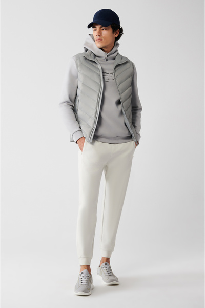 Avva Erkek Taş İnterlok Kumaş Beli Bağcıklı Paçası Lastikli Eşofman Altı A32Y...