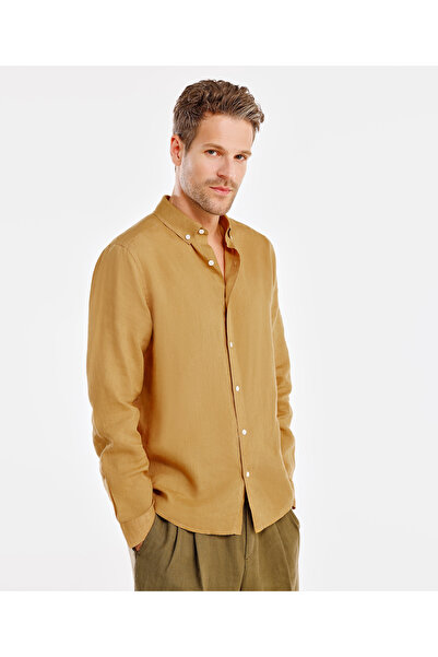 Yargıcı Regular Fit Linen Shirt