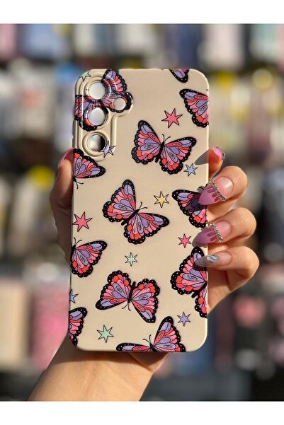 CaseKİdükkan حافظة هاتف من السيليكون مع حماية للكاميرا ونمط إطلاق مخملي من ال...