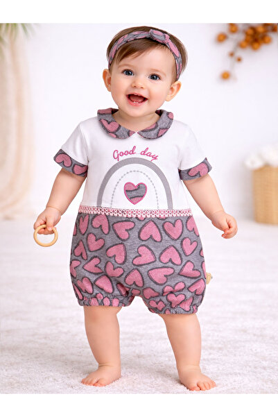 Nehad Bebe KIZ BEBEK TULUM KALP DESENLİ