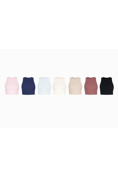 Softandbasic 7-Piece Halter Neck Tank Top