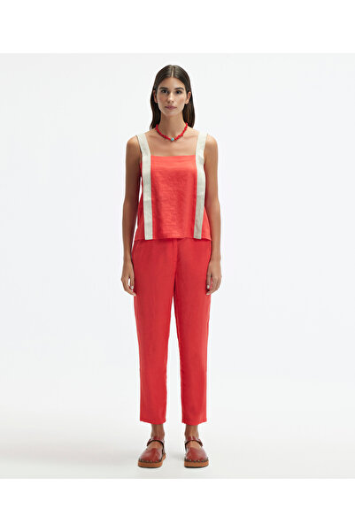 Yargıcı بنطلون بأزرار على شكل جزرة