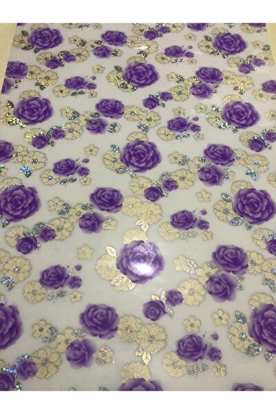 polset Transparent Patterned 80cm X 190cm Table Cover 1.7mm Thick Pvc Non-Sli...