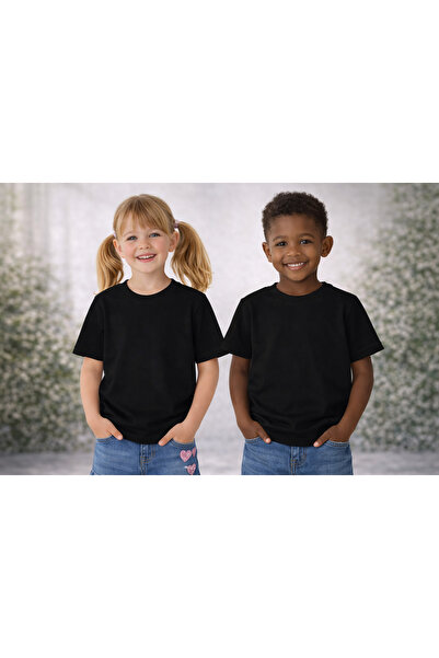 Cevval 2 ЕДНОЦВЕТНИ ПАМУЧНИ ДЕТСКИ ТЕНИСКИ БЕЗ ПРИНТ