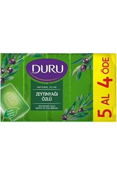 Duru Duş Sabunu Zeytinyağı Özlü 5 x 150 g = 750 gr