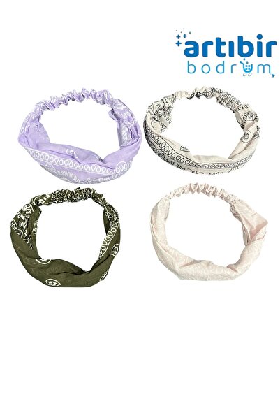 artıbir bodrum Bandana parașute din țesătură - Set de 4 elastice