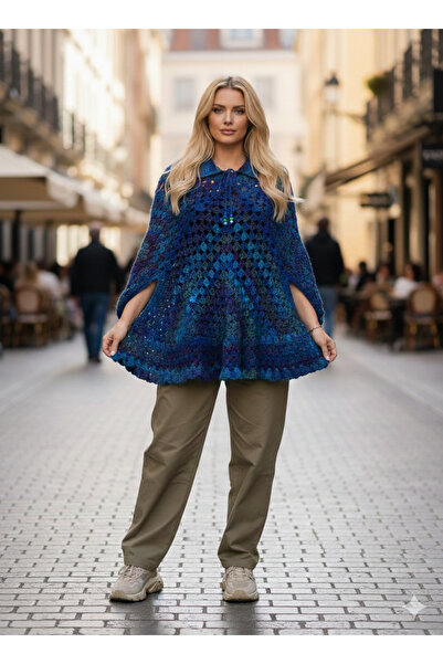 drt tasarım Boho Poncho Cape