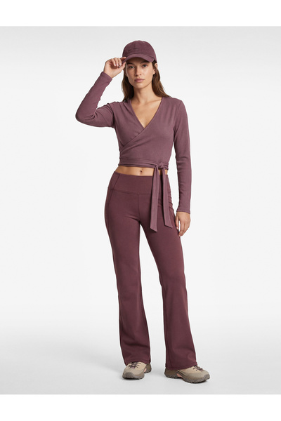 Koton Yüksek Bel İspanyol Paça Slim Fit Tayt