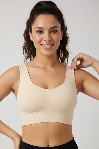 MİSTİRİK Rosella Model Kalın Askılı Pedsiz Sarkma Engelleyen Spor Korse Büsti...