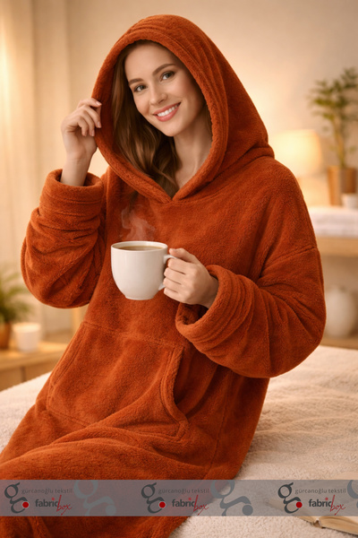 Fabric Box Wellsoft Kapüşonlu Giyilebilir TV Battaniyesi - Sıcak Tutan Wellsoft Kapüşonlu